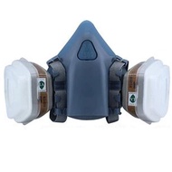 K7502 Half Face Respirator Mask Silicone Reusable Gas Dust Protection