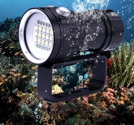 พร้อมส่ง ไฟฉายดําน้ํา 15 x L 2 bright led ดำน้ำไฟฉาย200M ใต้น้ำ IPX8กันน้ำ พร้อมแบตเตอรี่4ก้อน เครื่