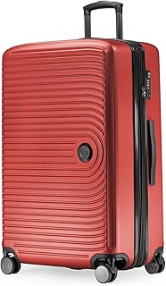 Mitte - Large Hard Shell Suitcase, TSA 4 Wheels, Check-in Luggage with 8 cm Volume Extension, 77 cm,