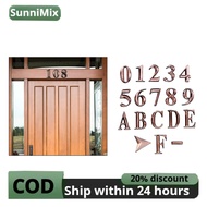 Mailbox Numbers 0-9 A-Z Door Street Address Number Stickers House Numbers