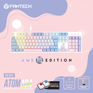 FANTECH รุ่น MK889 คีย์บอร์ดเกมมิ่ง KEYBOARD MECHANICAL คีย์บอร์ด RGB ปรับไฟได้ 13 โหมด