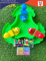 Đồ chơi trẻ em ếch ăn kẹo (bộ ếch nhiều bi) cho cả gia đình 3 người chơi - Đồ chơi tương tác trẻ em 