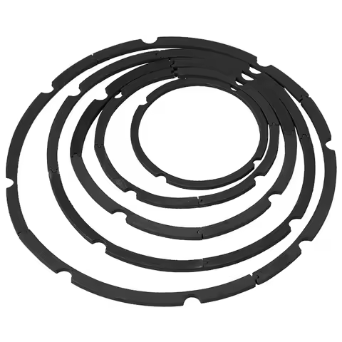 Speaker Foam Surround Edge Rings Repair 4-hole/8-hole 4-21 inches DIY Speaker Surround Repair Rubber