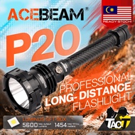 ACEBEAM P20 - 5600 Lumen Cool White LED Rerchargeable Flashlight - ORIGINAL - Ready Stock in MALAYSI