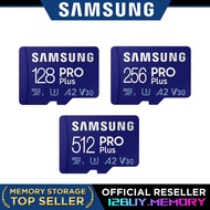 Samsung PRO Plus microSD Card U3 A2 V30 UHS-I Up to 180MB/s 130MB/s 256GB 512GB MBMD 12BUY.Memory