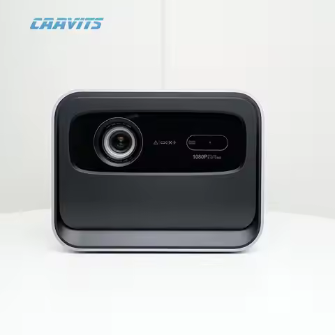 CAAVITS YHX6 DLP Google TV 3D Smart Projector 1600 Lumens 1920X1080P 200-Inch Display Screen Home Th