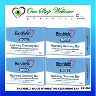 BIOSHIELD SKIN SOLUTIONS MOIST HYDRATING CLEANSING BAR 100G / 4X100G (EXP:09/2027)