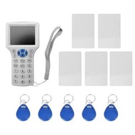 10 Frequency NFC Smart Card Reader Writer RFID Copier Duplicator 125KHz 13.56MHz USB Fob Programmer 