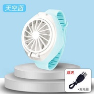 Cute mini watch small usb small fan chargeable wrist mini ultra-silent desktop dorm office table stu