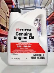 『油工廠』HINO GENUINE ENGINE OIL 15W40 五期柴油/豐田/日野商用車/ CJ-4 3.78L