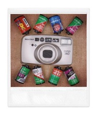 雙重曝光、銀色 | PENTAX ESPIO 140