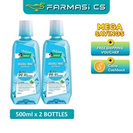 DARLIE Double Mint MouthWash 500ml x 2 Bottles EXP:08/2026 [ Mouth Wash Oral Care Tooth Teeth Gum Fr