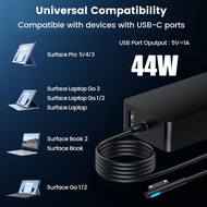 เครื่องชาร์จพื้นผิว Charger Laptop 65W 44W พื้นผิว Pro เข้ากันได้กับ Microsoft Surface Pro 3/4/5/6/7