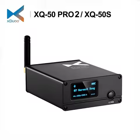 XDUOO XQ-50 Pro 2 Hi-res HIFI ES9018K2M USB DAC Buletooth 5.1 Audio Receiver Converter LDAC APTX SBC