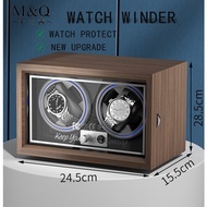 Watch Winder 4 เรือน กล่องหมุนนาฬิกา กล่องเก็บนาฬิกา ตู้เก็บนาฬิกา กล่องเก็บนาฬิกา ตู้ใส่นาฬิกา กล่องนาฬิกา auto watch box ที่เก็บนาฬิกา