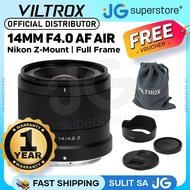 Viltrox AF 14mm F4.0 Air Series Ultra Wide Full-Frame Prime Lens for Nikon Z-Mount Mirrorless Camera