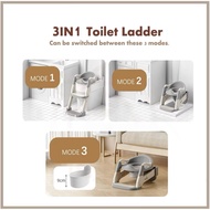Kids Toilet Ladder 3in1 Chair Baby Folding Toilet Ladder Kids Toilet Bowl Seat With Adjustable Ladde