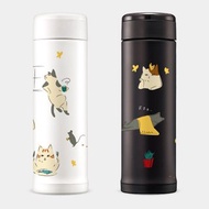 【象印保溫瓶】慵懶貓咪 不鏽鋼 保溫杯 咖啡杯 環保杯 PU002