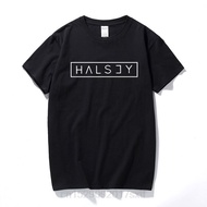 Men t shirt Halsey letter Print t-shirt casual top tee Halsey t-shirt Cotton short sleeve T-shirt pr