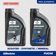 FUCHS SILKOLENE SCOOT 4 MB 10W40 Synthetic / MAX SCOOT 10W40 Engine Oil (1l) Scooter