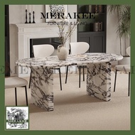 MERAKEE Natural Marble Table From Italy Dining Room Furniture Customization For Dining Coffee Side Table Real Marble M01