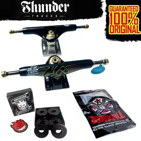 Skateboard 5.25 inch THUNDER Trucks for 8~8.25 inch Skateboard Decks Good Quality Plus Chrome Steel 
