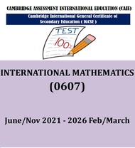 Igcse International Mathematics 0607 Past papers ( P123456 )