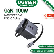 UGREEN Nexode 65W/100W USB C Wall Charger 4Port Fast Charger 3C1A 3 Type C 1 USB A Charger (Safety M