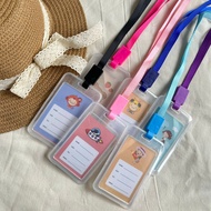 ANTUNGAN TALI KARTU AKSES KANTOR MRT BUSWAY LANYARD CARD HOLDER