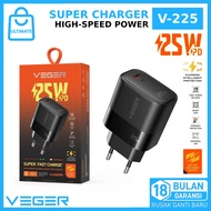 VEGER V225 25W PD Super Fast Charging Charger USB TYPE C Power Delivery Fast Charger Type C Fast Cha