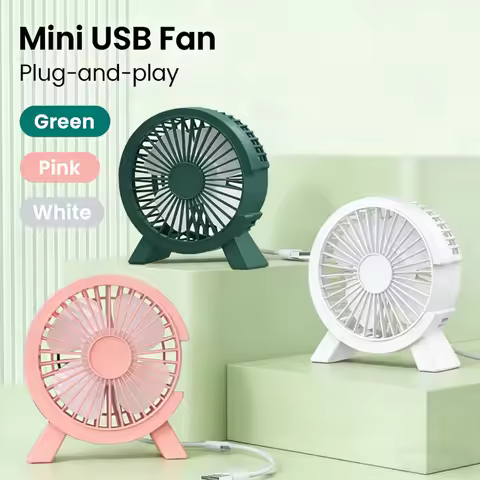 Mini USB Rechargeable Table Fan Portable USB Small Fan Fan For Student Dormitory Computer Summer Gad