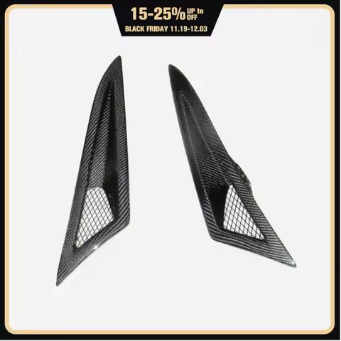Car External accessories for 15-17 Civic Type R FK2 TM Type Front bumper vent carbon fiber accessori