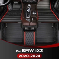 RHD For BMW iX3 2020 2021 2022 2023 2024 Car Floor Mats Custom Auto Foot Pads Automobile Carpet Cove