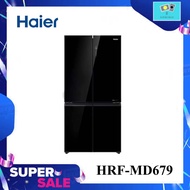 HAIER ตู้เย็น 4 ประตู Multidoor INVERTER ขนาด 23.5 คิว รุ่น HRF-MD679 GB Model HRF-MD679GB