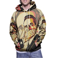 Bernie Sanders Arrester Fullprint Zipper Hoodie Jacket Polyester Jersey Material [Hoodie with Zipper