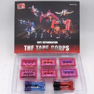 THF Transformable Robot  THF-01P6 Tape Corps KO 6 pcs Masterpiece Cassettes for MP-13   MP13 SoundWa