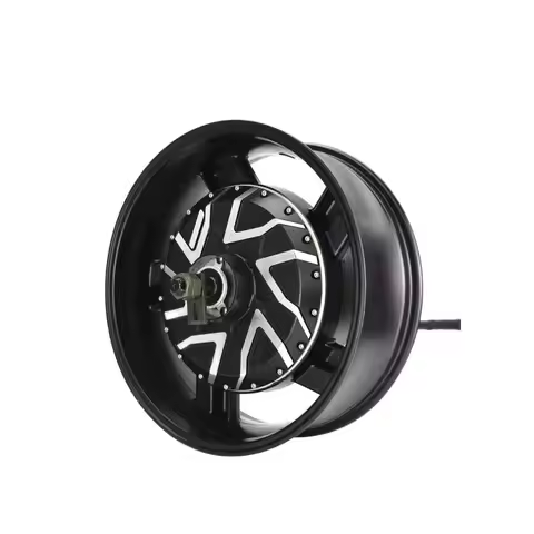 QS273 12000W 17inch Hub Motor V4 With 6.0''x17 Rim For Electric Motorbike Moped