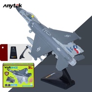 ของเล่นโมเดลเครื่องบินรบ F16พร้อมที่ยึดเครื่องบินทหารอัลลอยด์ไฟเสียงสำหรับเป็นของขวัญเด็ก