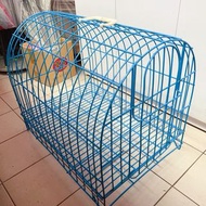 二手 台灣製 藍色半圓型狗籠鐵籠寵物籠子 中 新莊可面交
