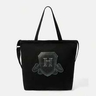 Black H Shield Crossbody Bag