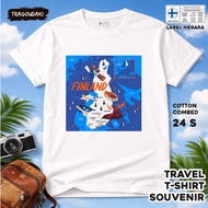 FINLAND SOUVENIR T-SHIRT 31 WEAR ORIGINAL FINLAND COTTON 24S SOUVENIR PREMIUM GIFT