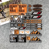 Reflective Sticker KTM Motorcycle Modified DUKE DUKE RC200/390/690 Body ADV Helmet Decal