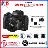 (bestseller) canon eos m50 mark ii kit 15-45mm mirrorless kamera eos