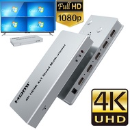 4K HDMI Multi-viewer 4x1 HDMI 2 3 4 Quad Screen Segmentation Seamless Switch Multi Channel Video Mul
