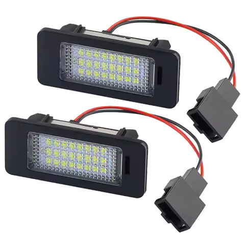 For Audi A1 A4 B8 A5 S5 A6 S6 A7 Q5 TT TTS 2D For VW 6000K White 1/2PCS Car No Error Canbus Led Lice