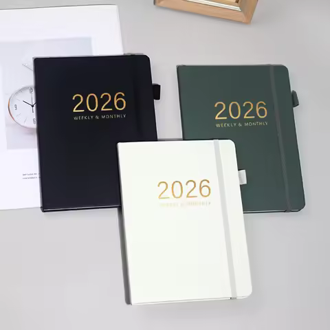 2026 From January to December Notebooks Will Be Used For Students To Loose-leaf Write Diaries Office