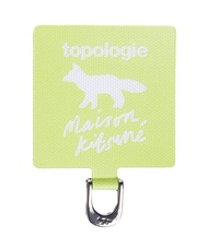 MAISON KITSUNÉ x TOPOLOGIE 手機掛繩夾片_柚子綠