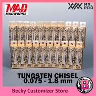 Madworks Mr Pro XXX Tungsten Chisel HARDNESS 92.1ra (Gold Edition)