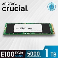 NVMe CRUCIAL E100 PCIe GEN 4 1TB SSD CRUCIAL M.2 NVME 2280 1TB SSD 3 YEAR WARRANTY