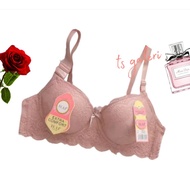 Underwire bra Bra 8874 fashion bra cup A 2 buttons Medium foam push up bra size 34.36.38